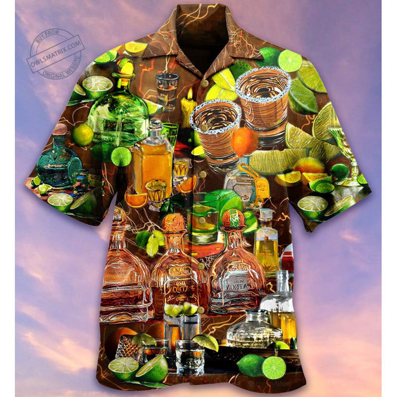 Men's Casual Digital Printed Short-sleeved Shirt
