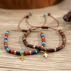 Emperor Stone  Beads Weave Bracelet