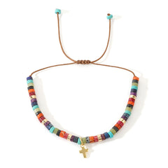 Emperor Stone  Beads Weave Bracelet
