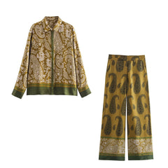 Silk Satin Suit
