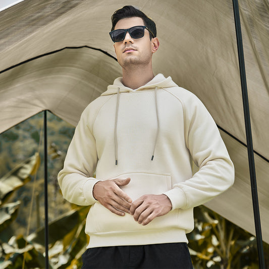 Loose Cool Blank Fleece Sweater Men's