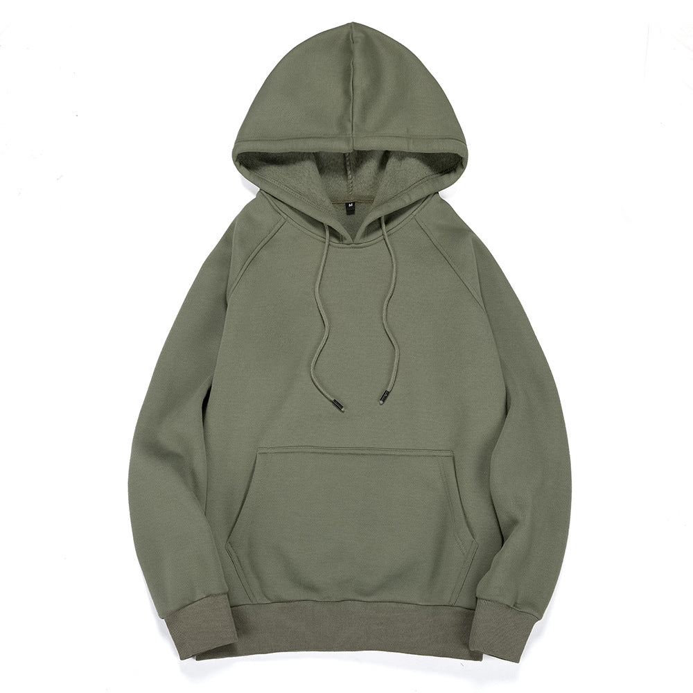 Loose Cool Blank Fleece Sweater Men's