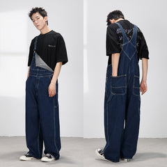 Japanese-Retro  Bib Pants