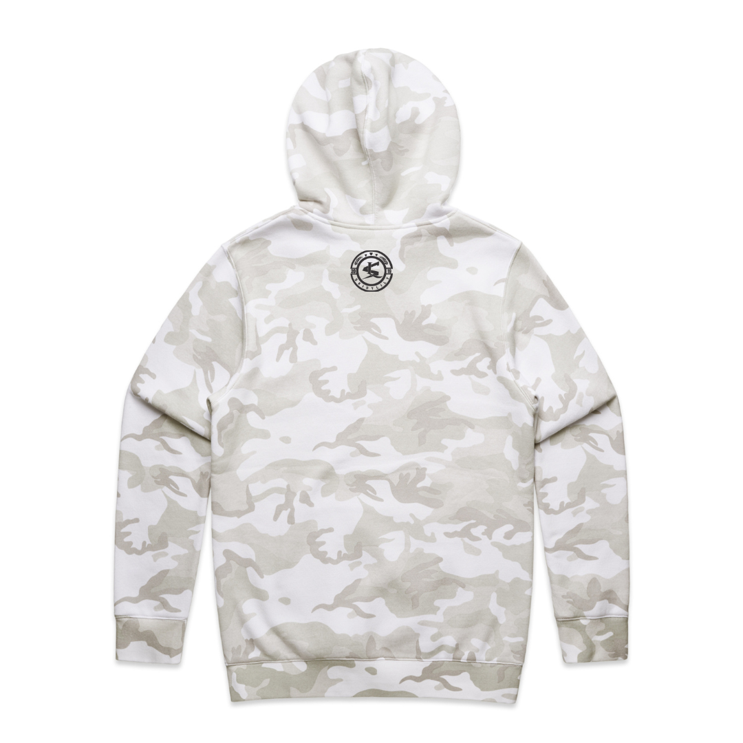 SKIDYLILY- STENCIL CAMO HOOD