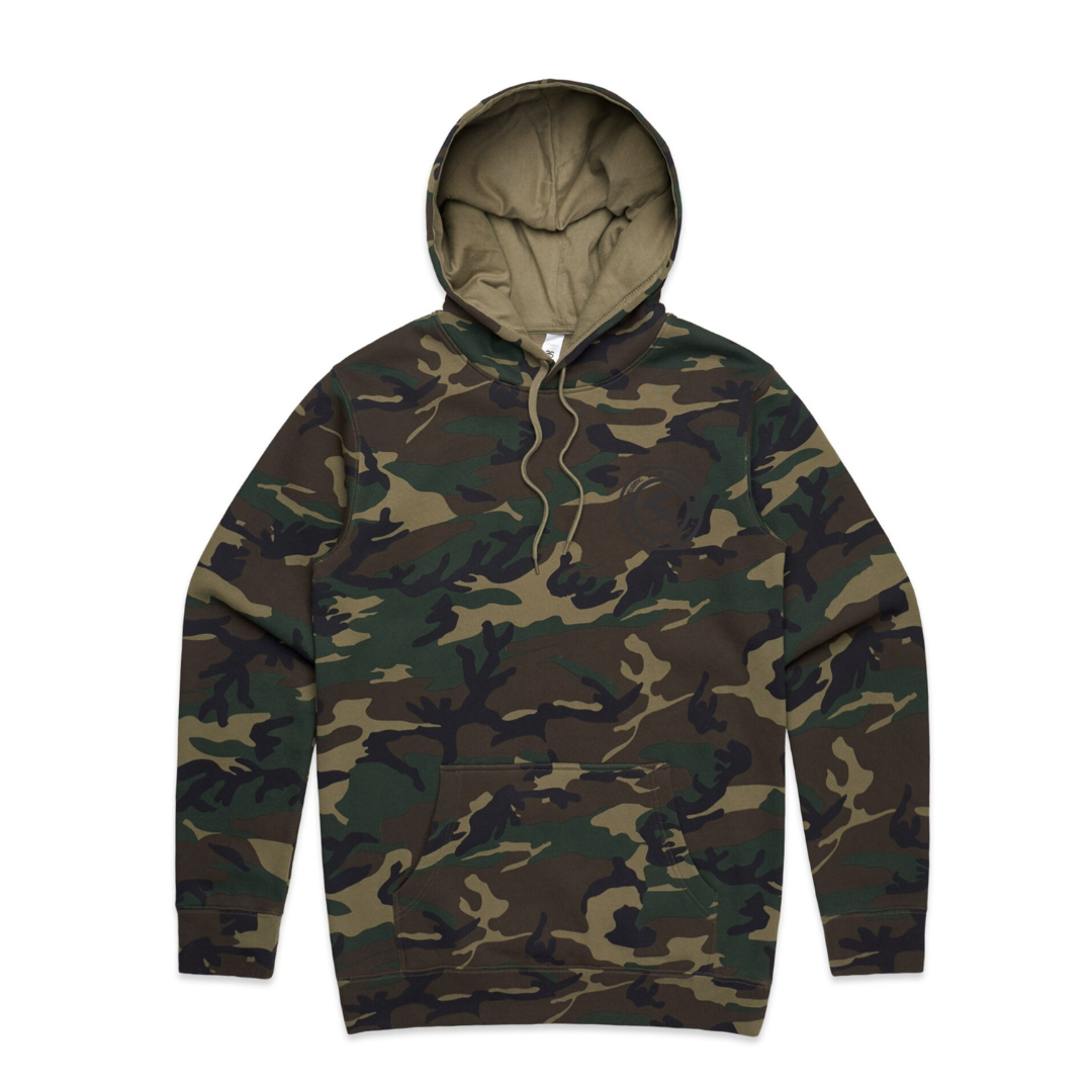 SKIDYLILY- STENCIL CAMO HOOD