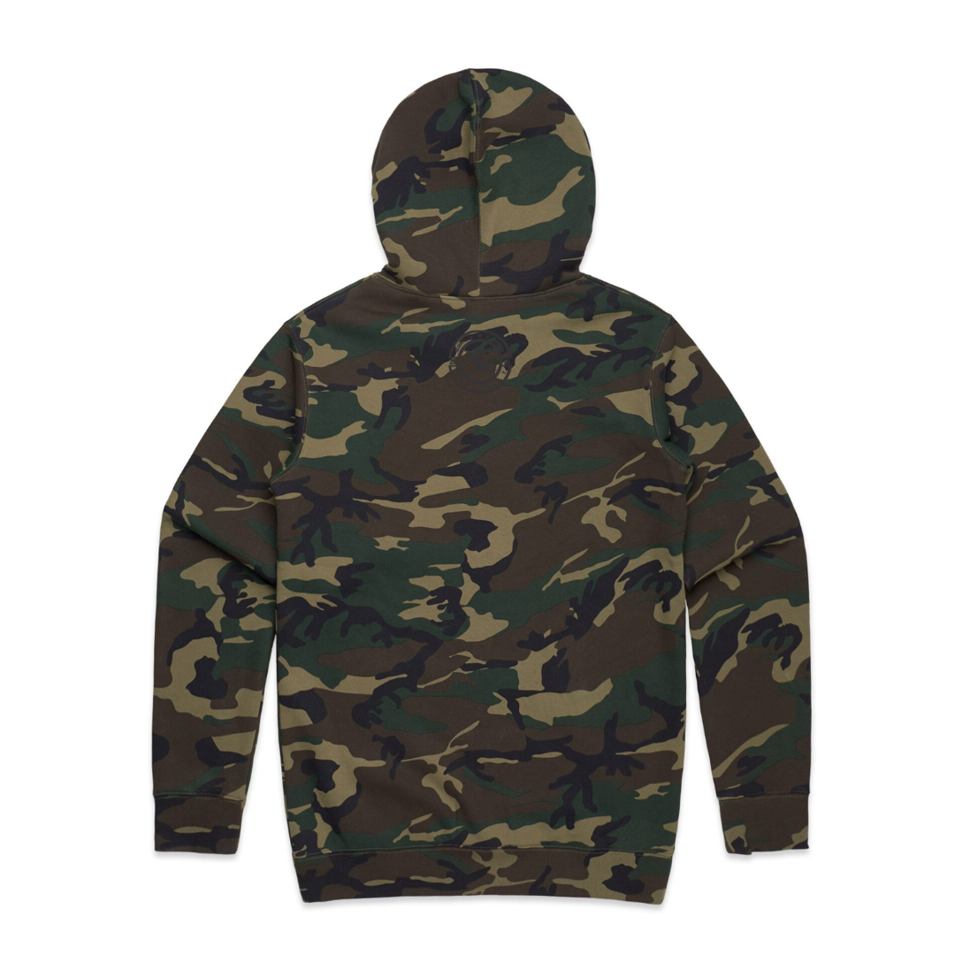 SKIDYLILY- STENCIL CAMO HOOD