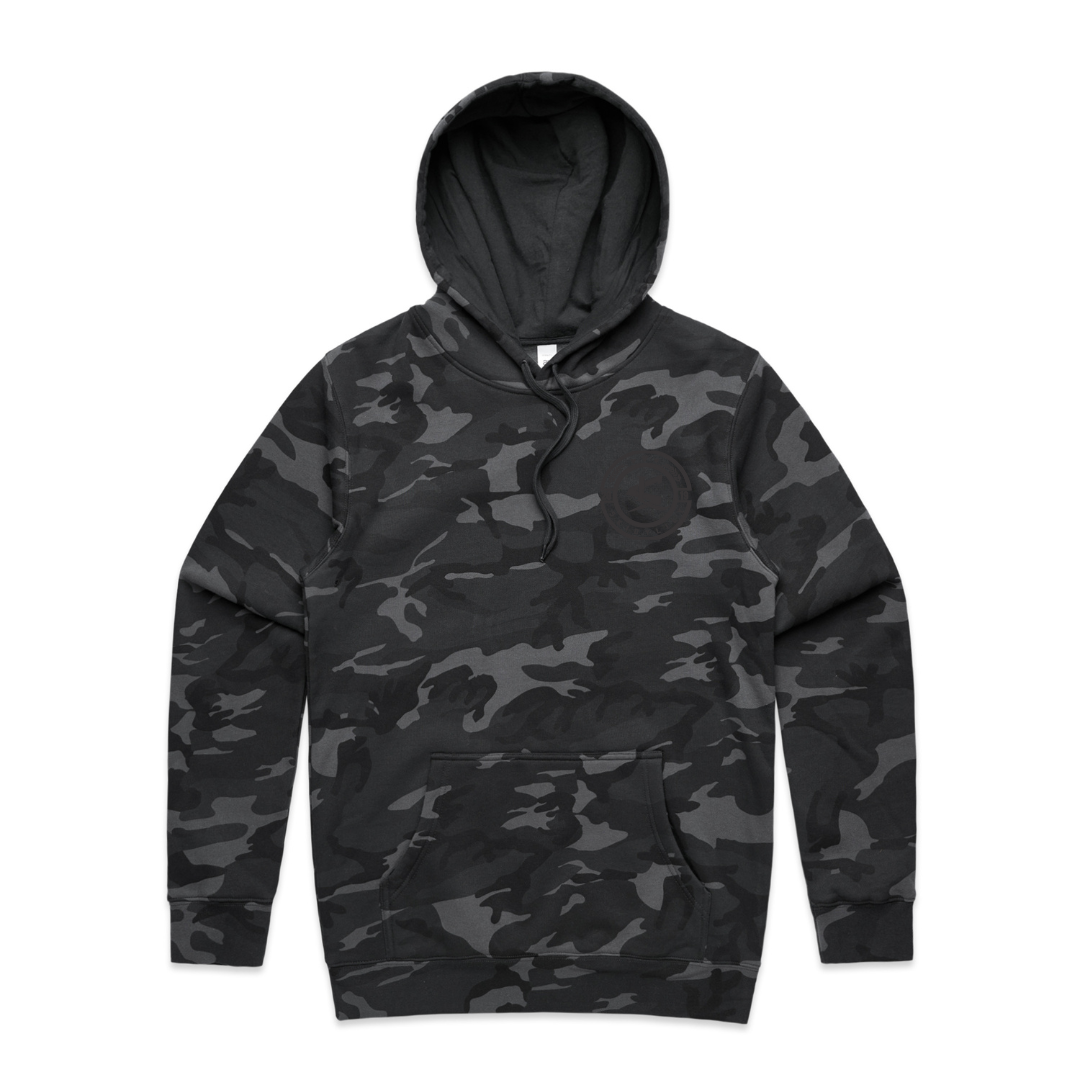 SKIDYLILY- STENCIL CAMO HOOD