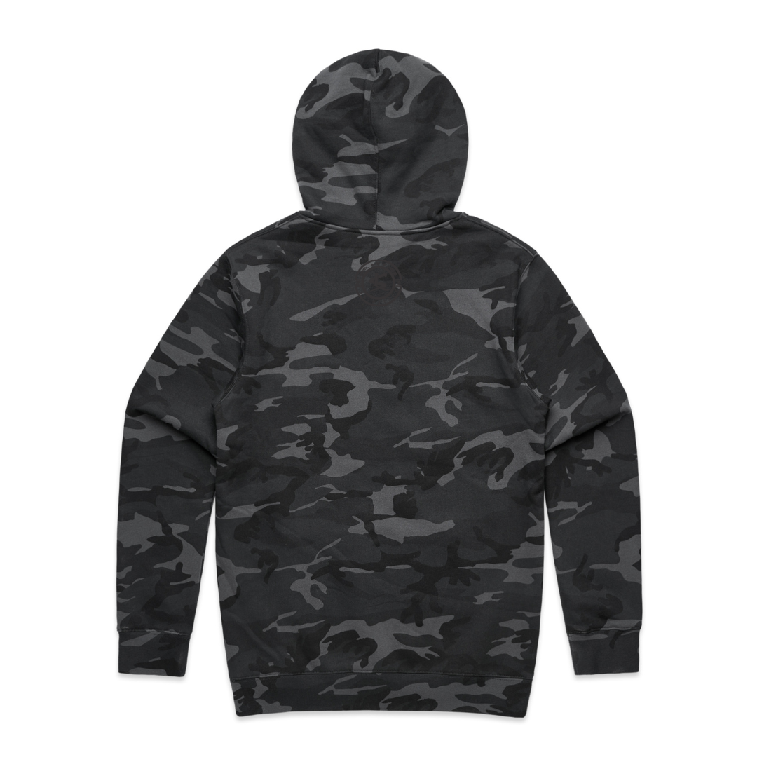 SKIDYLILY- STENCIL CAMO HOOD