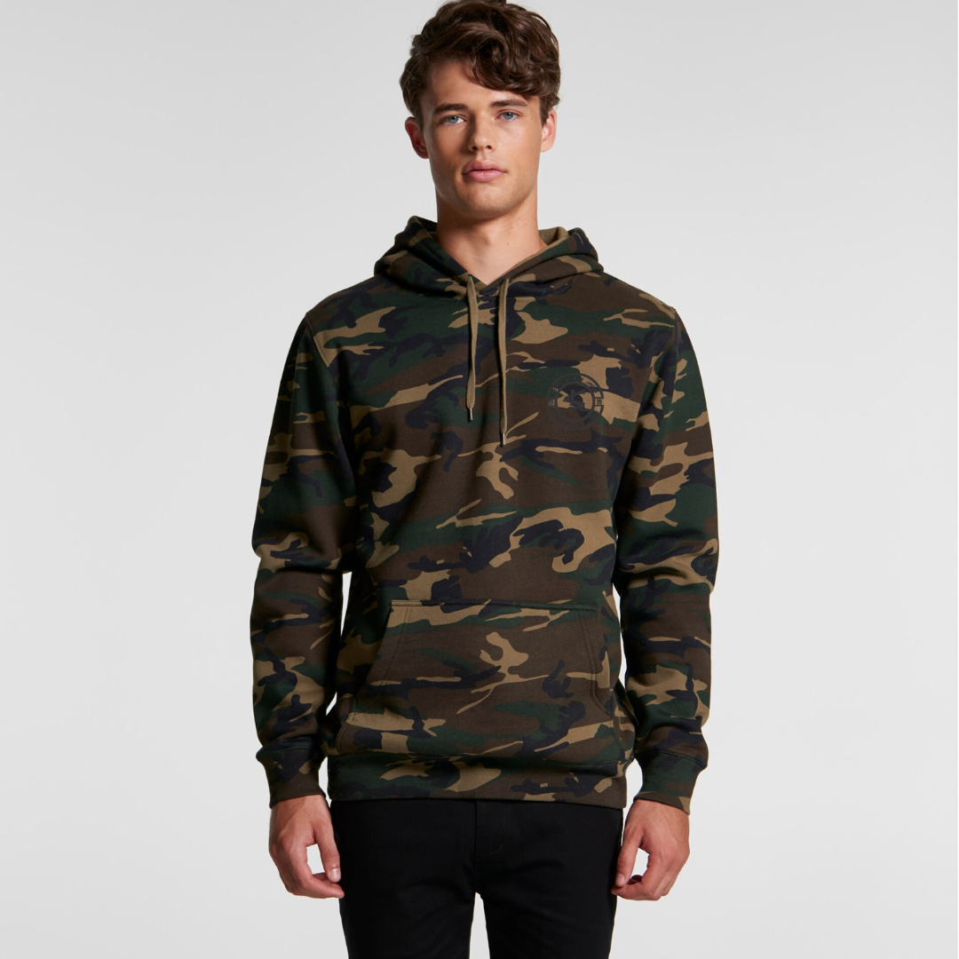 SKIDYLILY- STENCIL CAMO HOOD