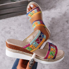Strap Wedges Shoes