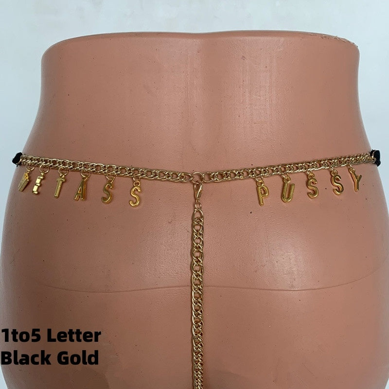 Exy G-String  Waist Body Chain Lace Thongs Jewelry Gift