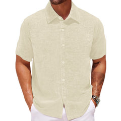 Gold Velvet  Short Sleeve Shirt