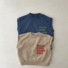 B  R  N Sleeveless Sweater