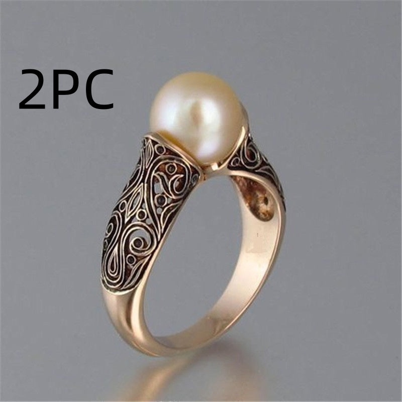 Artificial ABS Pearl Ring