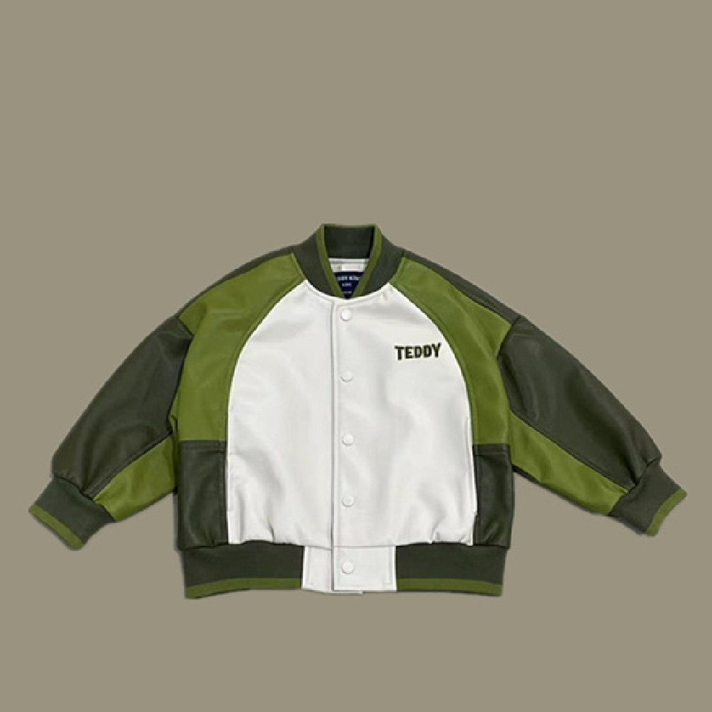 Colorblock Boys' Baseball Jacket