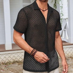 Summer Mesh Short Sleeve
