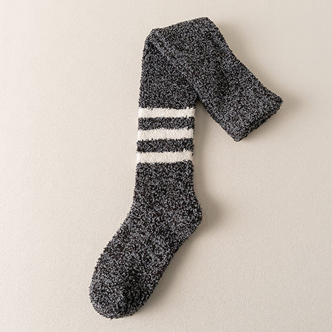Coral Fleece  High Socks