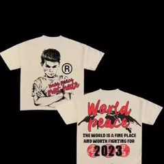 Retro Loose Short Sleeve