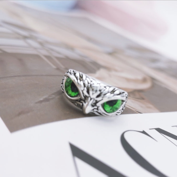 Demon Eye Owl Ring