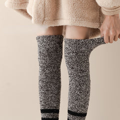 Coral Fleece  High Socks