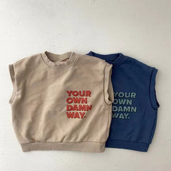 B  R  N Sleeveless Sweater