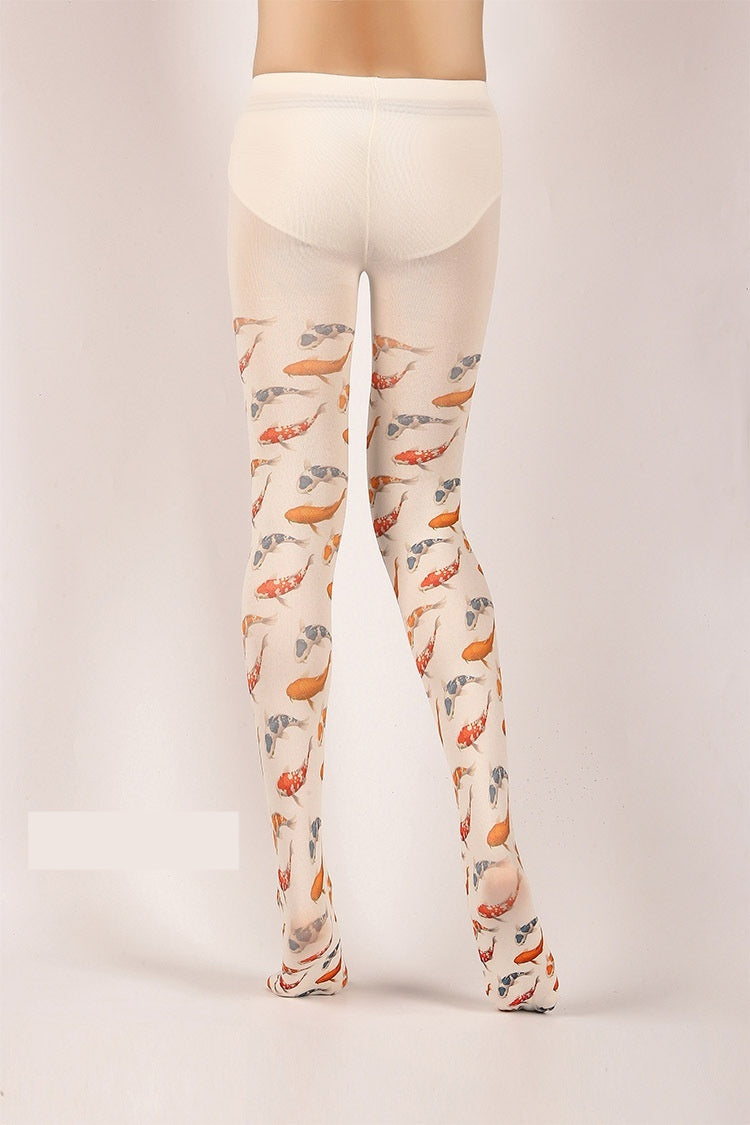Auspicious Koi  Pantyhose