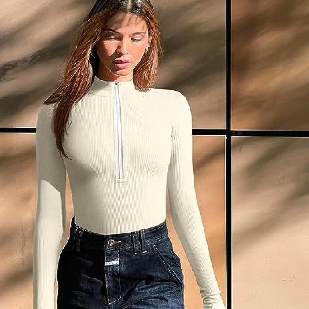 Fashi Zipper Jumpsuit