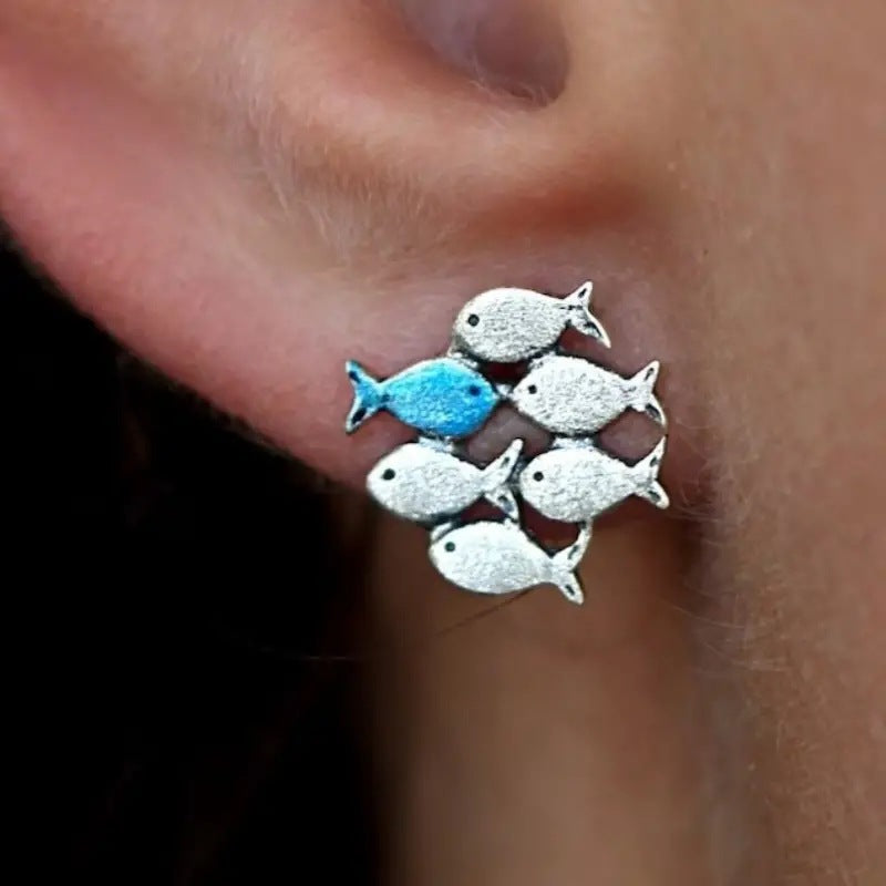 Goldfish Ear Studs