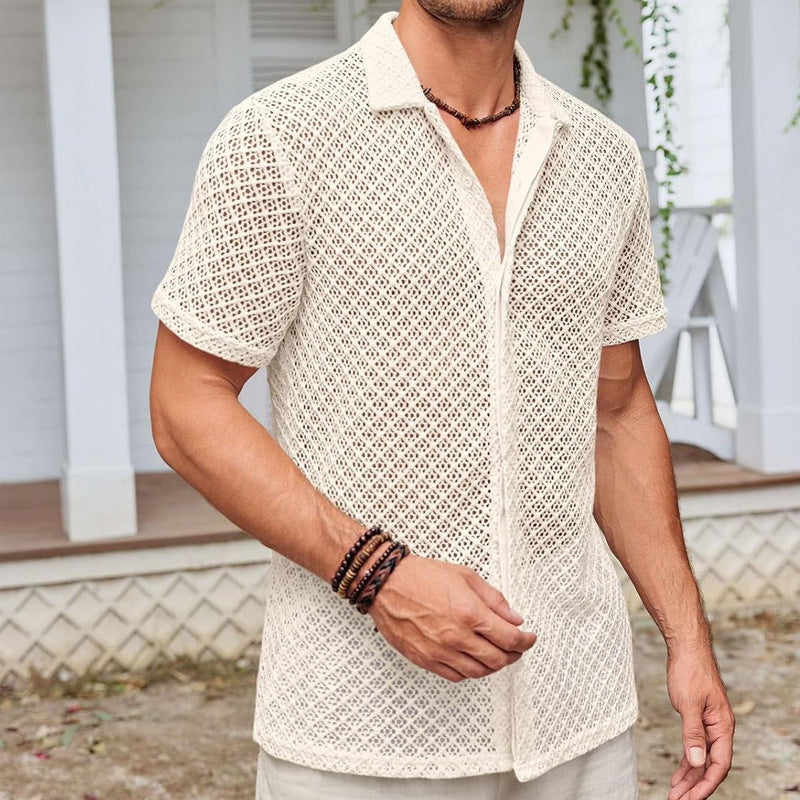 Summer Mesh Short Sleeve