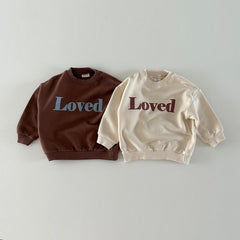 Comfortable Letter Crew Neck Top