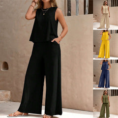 Solid Pants Sets