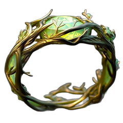 Malachite Oval Ring