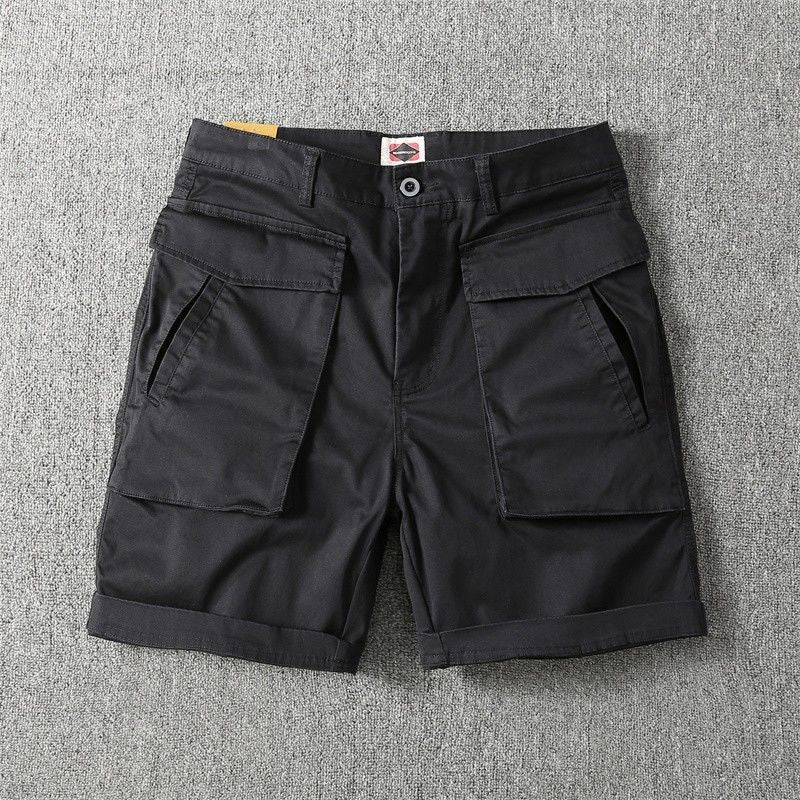 Men's Summer American-style Multi-pocket Stretch Cargo Shorts