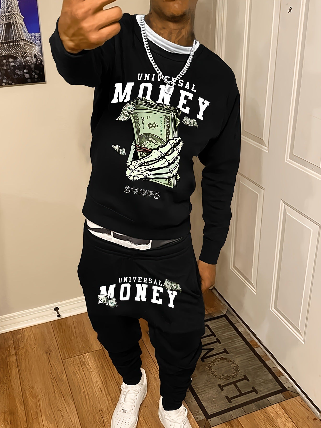 Necka Sweater Pants Suit