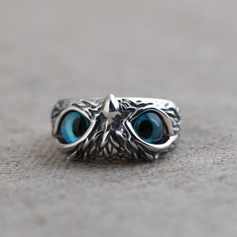 Demon Eye Owl Ring