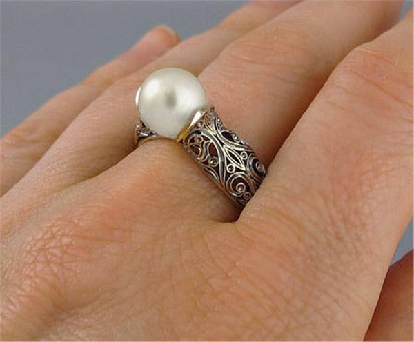 Artificial ABS Pearl Ring
